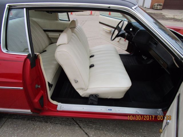 1972 Red Ford LTD Coupe