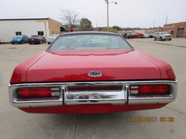 1972 Red Ford LTD Coupe