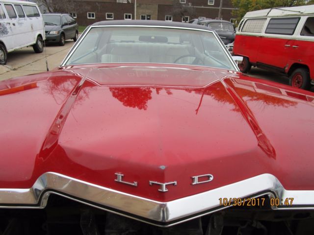 1972 Red Ford LTD Coupe