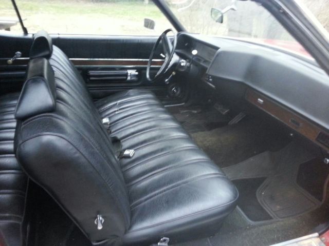 1972 Red Ford Galaxie Coupe