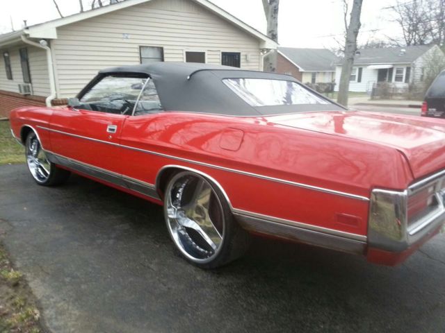 1972 Red Ford Galaxie Coupe
