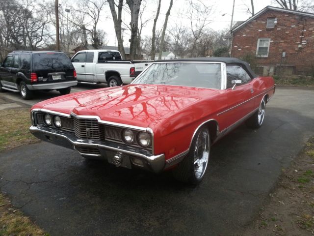 1972 Red Ford Galaxie Coupe