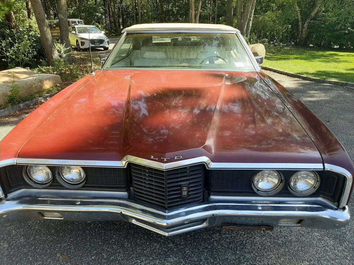 1972 Red Ford LTD Convertible