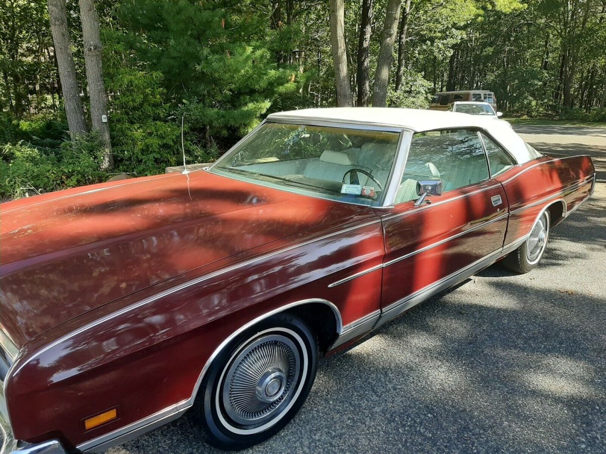 1972 Red Ford LTD Convertible