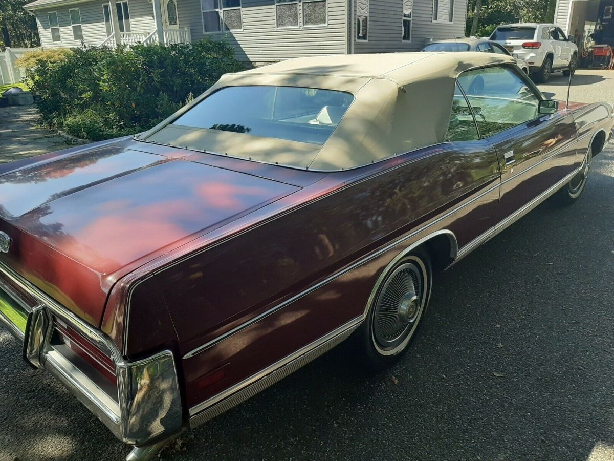 1972 Red Ford LTD Convertible
