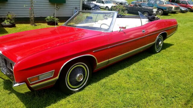 1972 Red Ford LTD Convertible