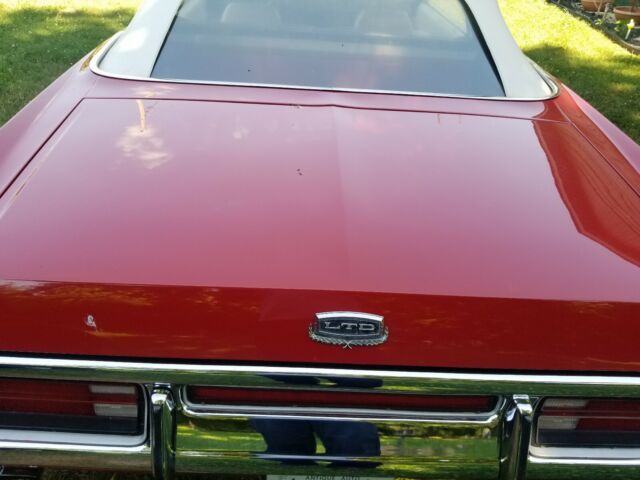 1972 Red Ford LTD Convertible