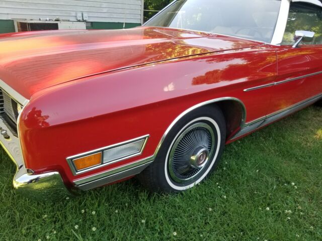 1972 Red Ford LTD Convertible