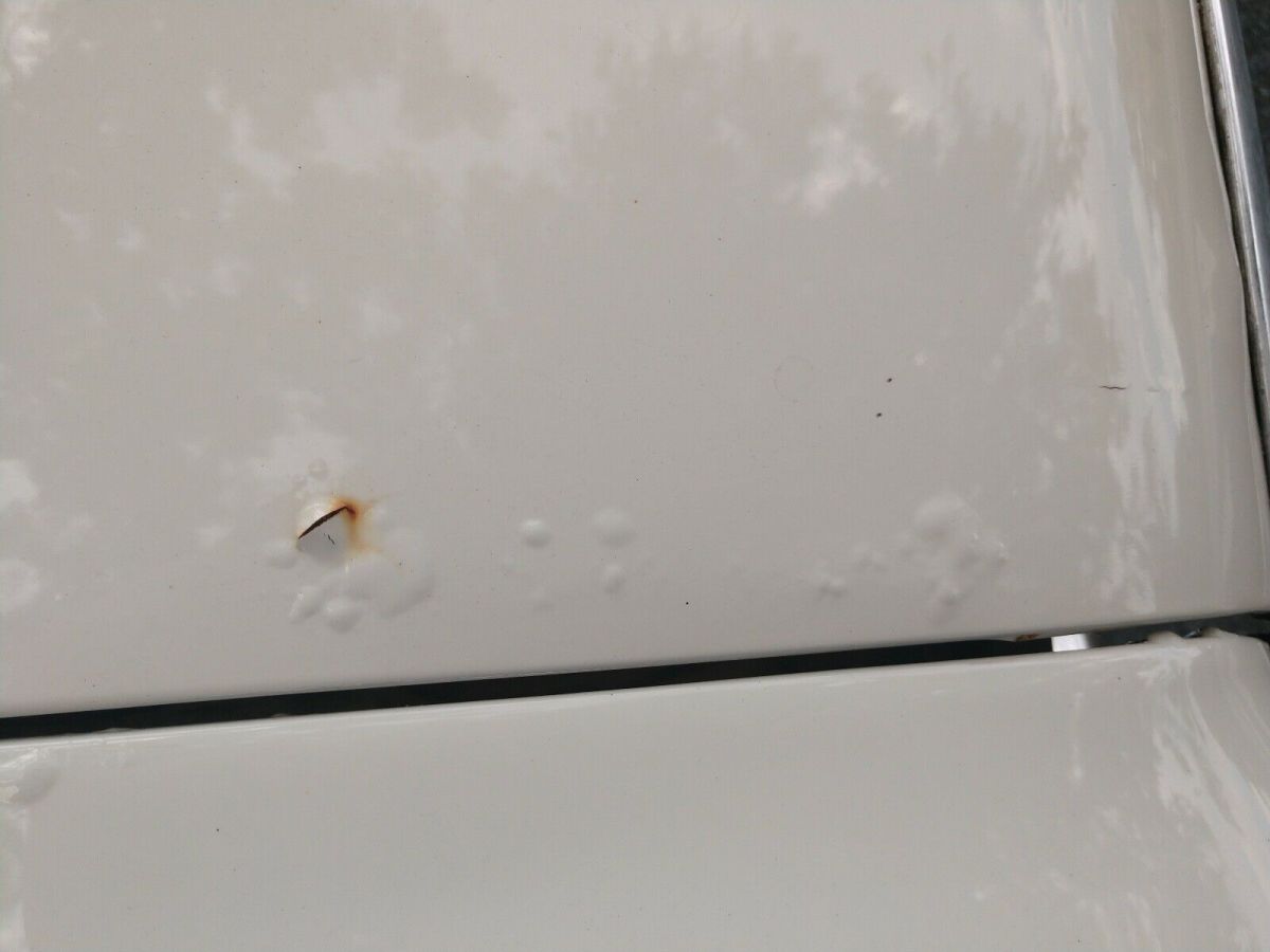 1972 White Ford LTD Convertible