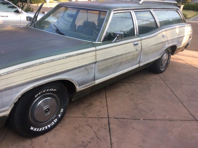 1972 Green Ford LTD Country Squire Wagon