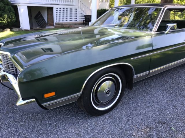 1972 Green Ford LTD Coupe