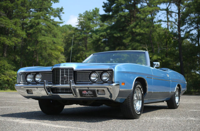 1972 Blue Ford LTD Convertible