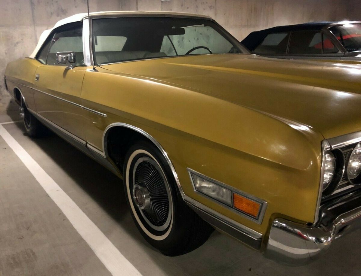 1972 Gold Ford LTD Convertible
