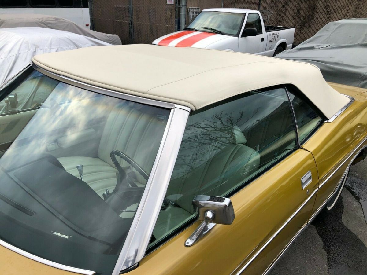1972 Gold Ford LTD Convertible