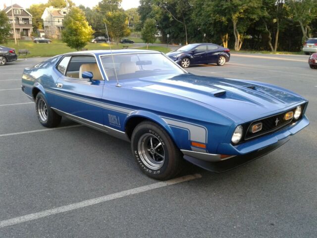 1972 Blue Ford Mustang Coupe