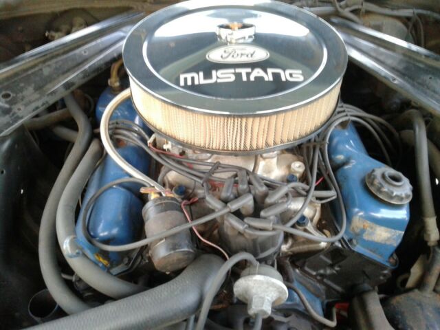 1972 Blue Ford Mustang Coupe