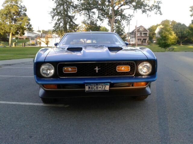 1972 Blue Ford Mustang Coupe