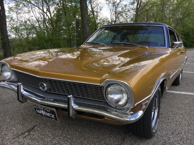 1972 Gold Ford Maverick Sedan