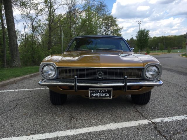 1972 Gold Ford Maverick Sedan