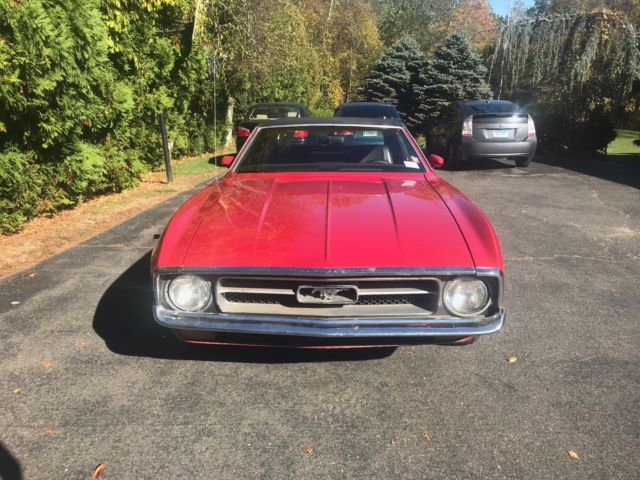 1972 Red Ford Mustang Coupe