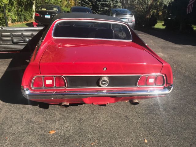1972 Red Ford Mustang Coupe