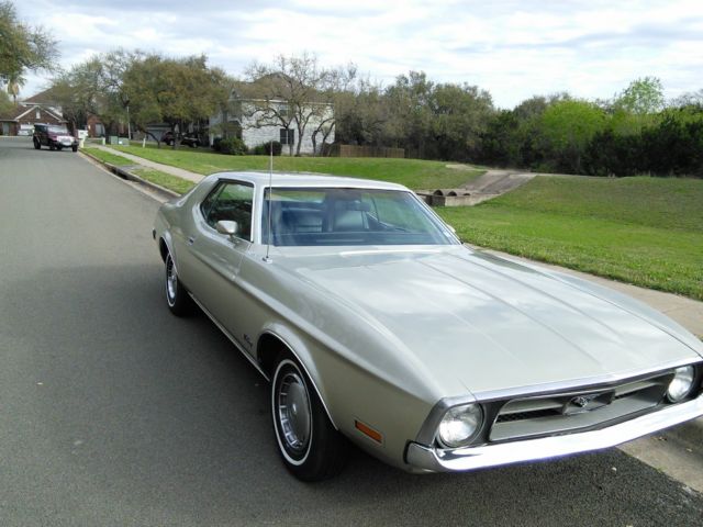 1972 Silver Ford Mustang Coupe