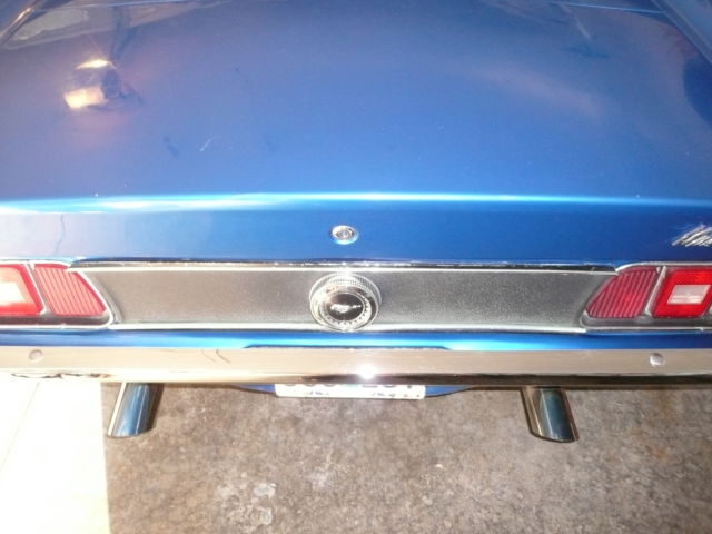 19720000 Blue Ford Mustang Sedan