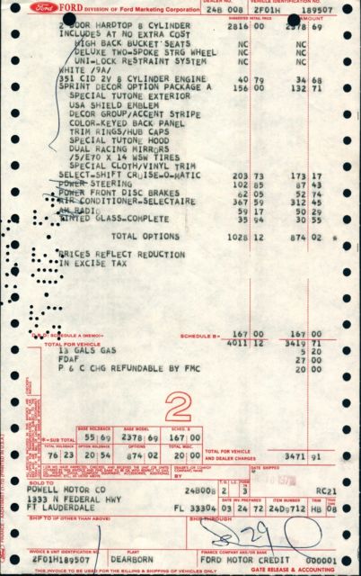 1972 Silver Ford Mustang Coupe