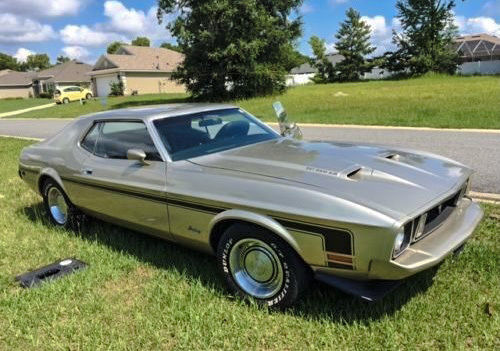 1972 Silver Ford Mustang Coupe