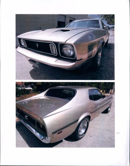 1972 Silver Ford Mustang Coupe