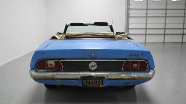 1972 Grabber Blue Ford Mustang Convertible