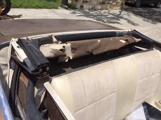 1972 Tan Gold Ford Mustang Convertible