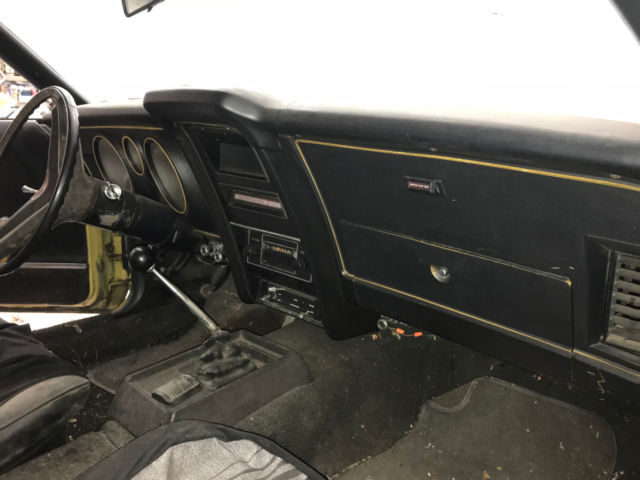 1972 Medium Bright Yellow Ford Mustang Convertible