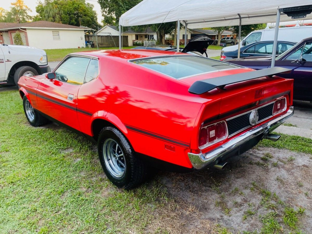 1972 Red Ford Mustang Fastback
