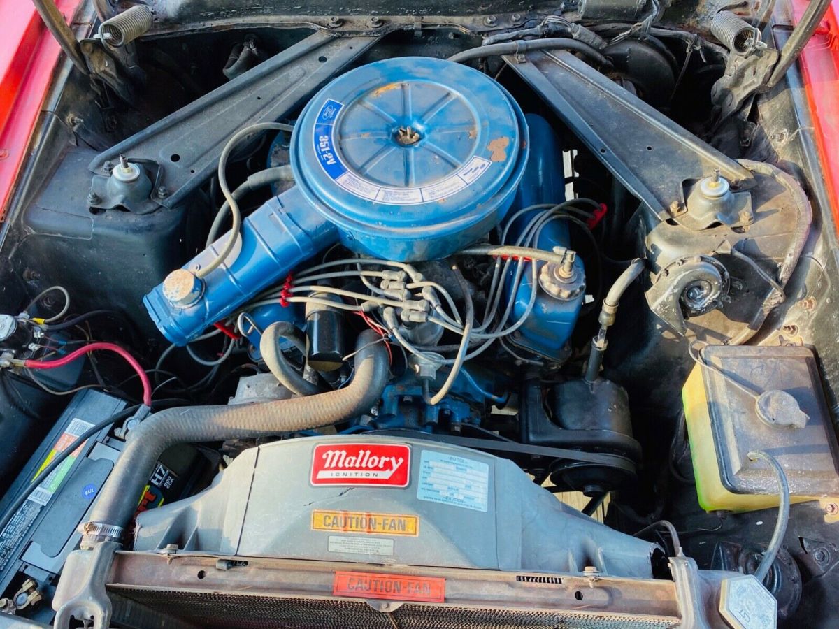 1972 Red Ford Mustang Fastback