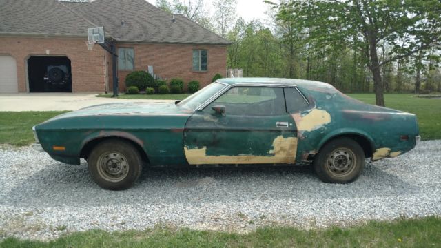 1972 Green Ford Mustang Coupe