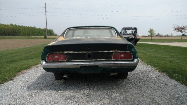 1972 Green Ford Mustang Coupe