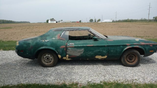 1972 Green Ford Mustang Coupe