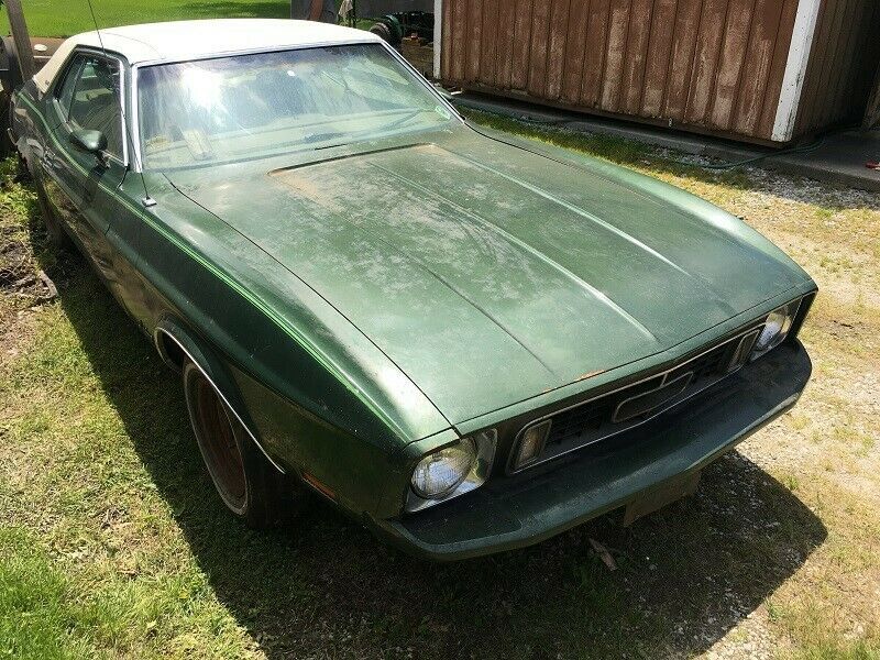 1972 Green Ford Mustang Coupe