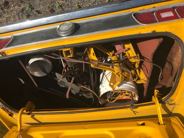 1972 Yellow Ford Mustang Fastback