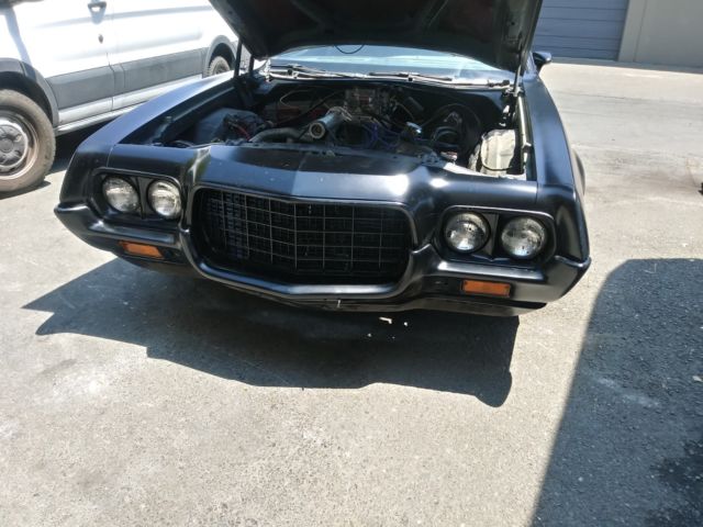 1972 Satin Hot rod Black Ford Ranchero Coupe