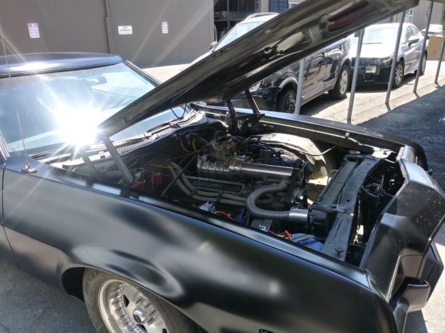 1972 Satin Hot rod Black Ford Ranchero Coupe