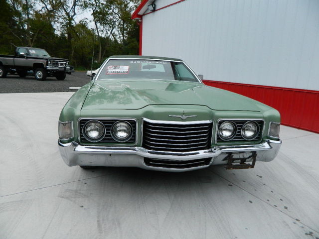 1972 Green Ford Thunderbird Coupe