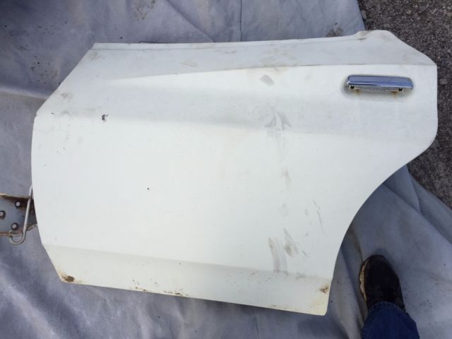 1972 White Ford Torino Sedan