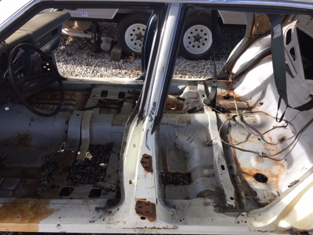 1972 White Ford Torino Sedan