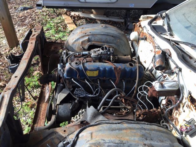 1972 White Ford Torino Sedan