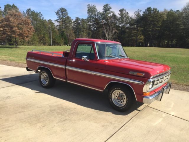 1972 Red Ford Other Pickups