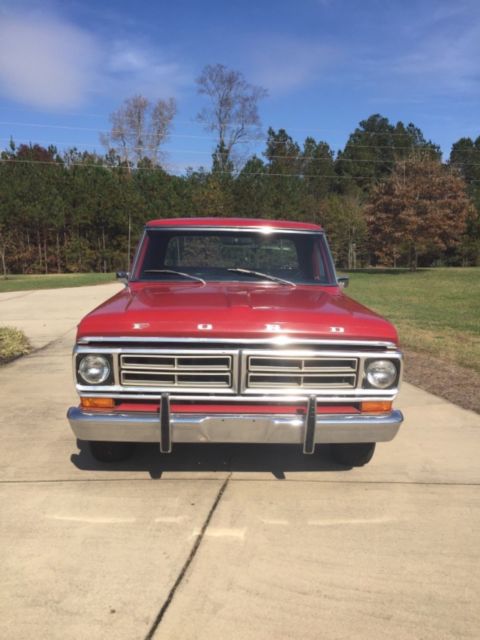 1972 Red Ford Other Pickups