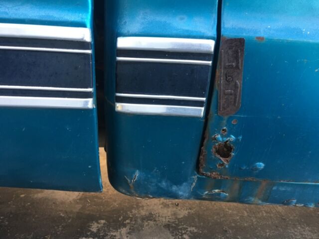 1972 Blue Chevrolet C-10 Standard Cab Pickup