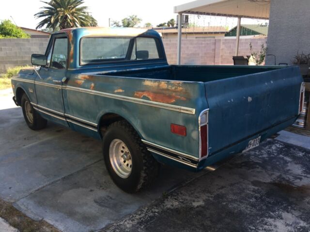 1972 Blue Chevrolet C-10 Standard Cab Pickup